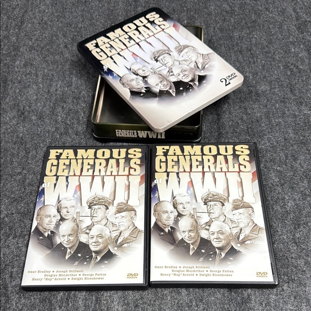 Famous Generals of WWII DVD Set - Picture 1 of 4